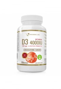 Witamina D3 Forte w kapsułkach od Progress Labs