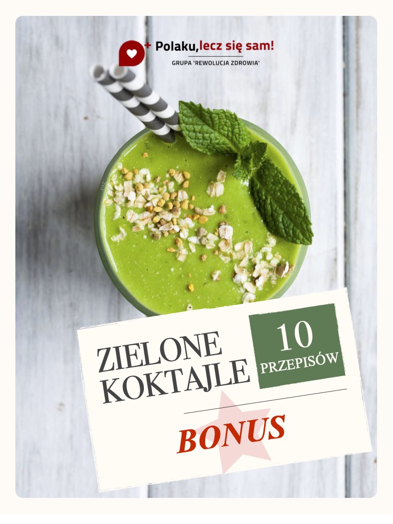 Zielone Koktajle - okładka eBooka