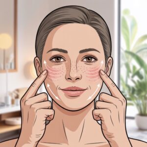 masaż kolagenowy na twarzy