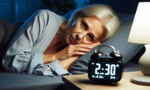 kobieta i bezsenność, problem ze snem