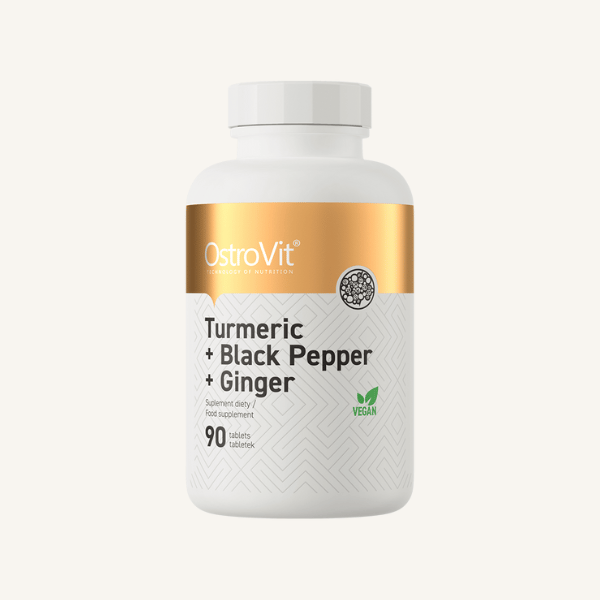 Suplement kurkuma czarny pieprz imbir - Ostrovit