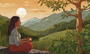 spokój z ashwagandhą, grafika wiodąca do artykułu Ashwagandha kiedy zaczyna działać