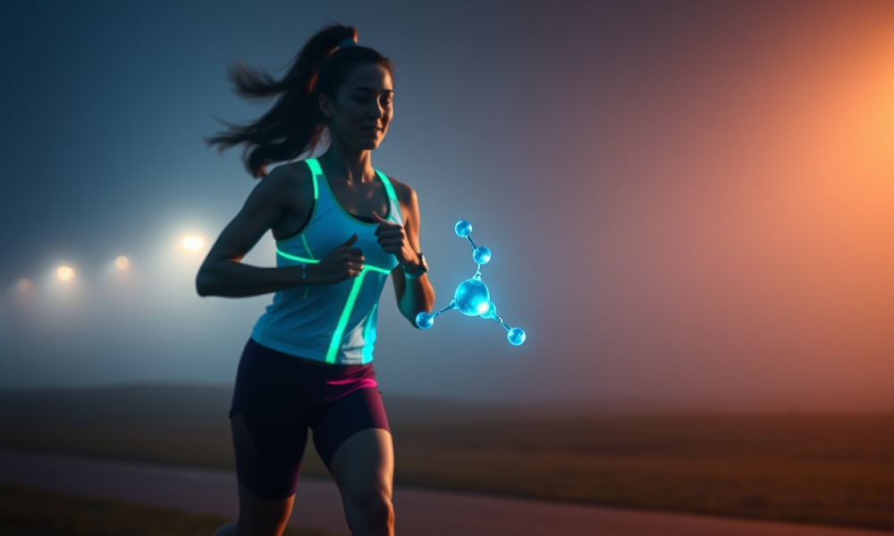 jogging na obrzeżach miasta