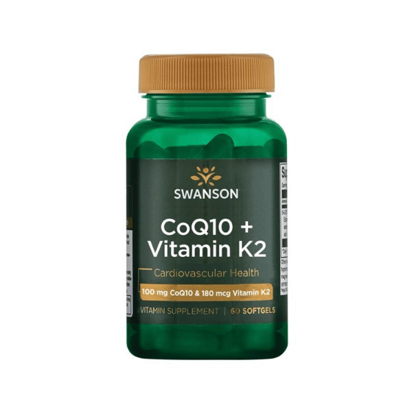 Koenzym Q10 Swanson i Witamina K2