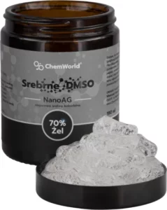 srebrny żel dmso otwarty
