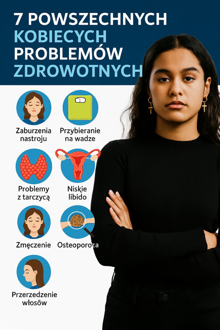 Infografika: 7 powszechnych problemów zdrowotnych kobiet