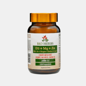 Witamina D3 Magnez Cynk od Bio Herbs