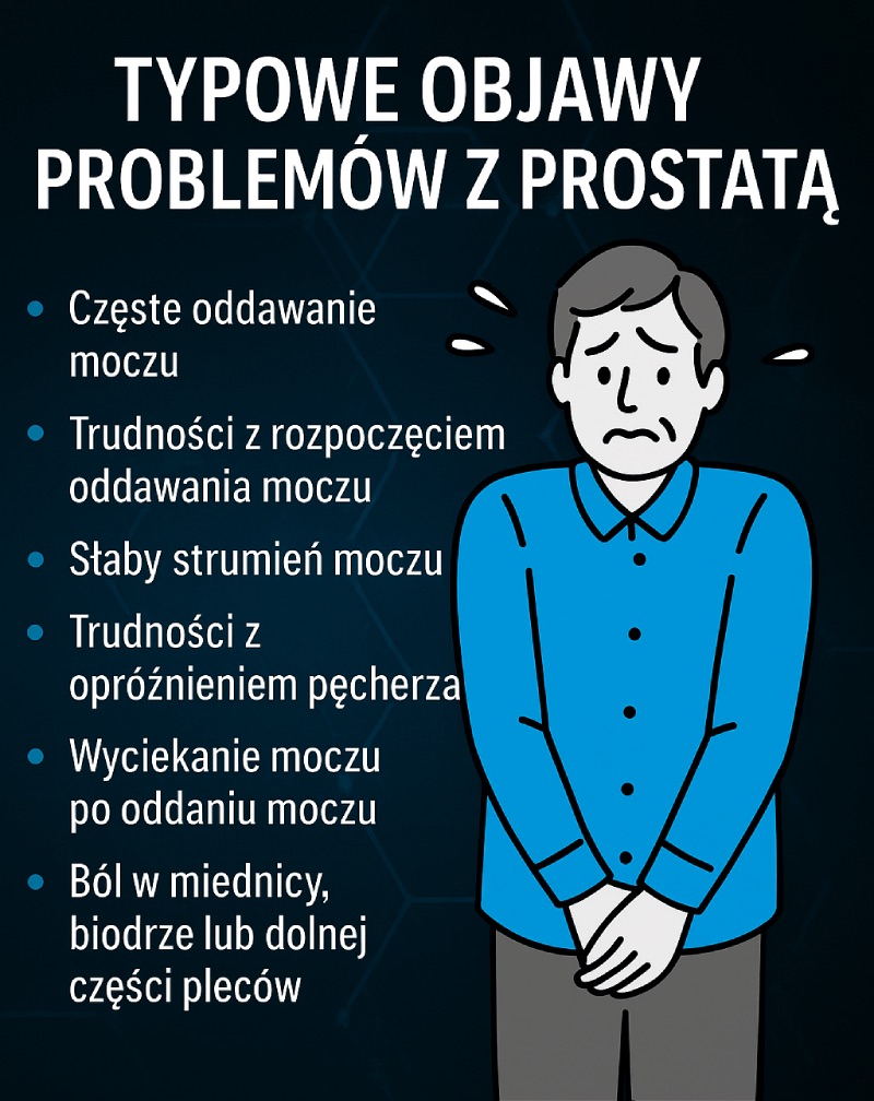 Typowe objawy problemów z prostatą