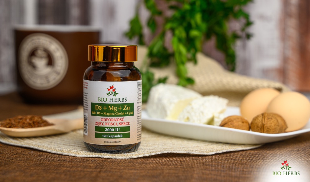 witamina d3 magnez cynk od Bio Herbs