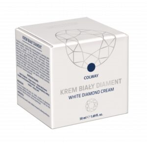 Krem biały diament od Colway w pudełku