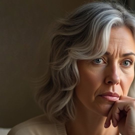 kobieta siwe włosy Kobieta, która ma siwe włosy