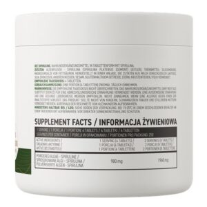 spirulina 1000 etykieta
