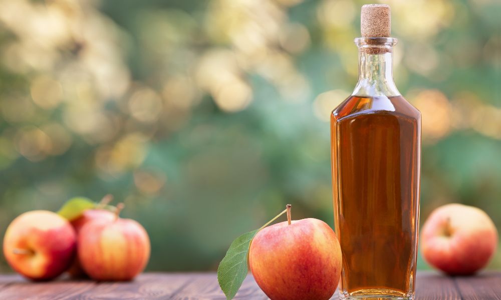 ocet jabłkowy w butelce