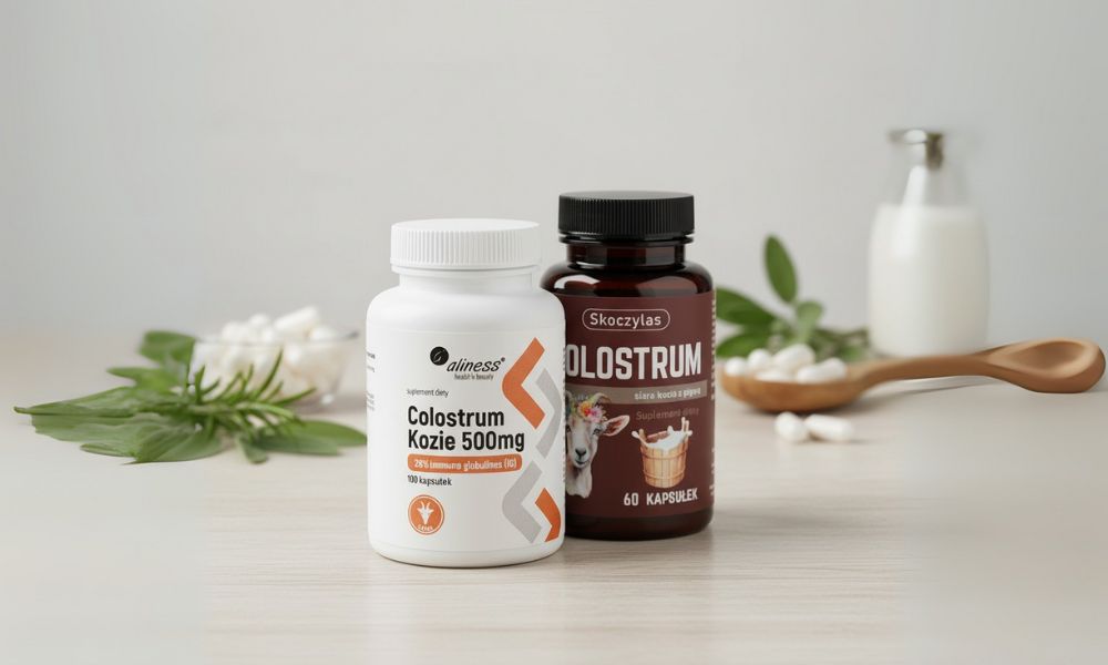 2 suplementy: colostrum aliness vs skoczylas