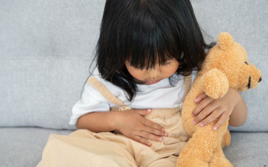 dziecko ból brzucha