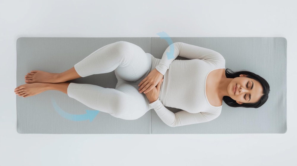 samodzielny masaż brzucha