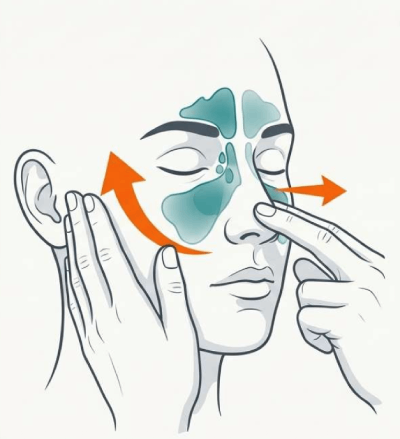 technika masażu zatok