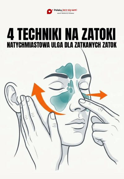 Okładka ebooka 4 techniki na zatoki