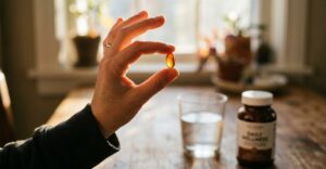 astaksantyna w ręku, obraz wiodący do artykuu astaksantyna opinie forum