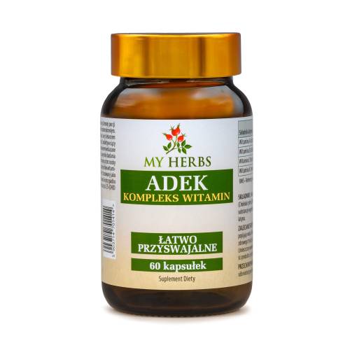 ADEK KOMPLEKS WITAMIN - My Herbs, 60 kapsułek