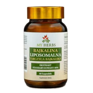 Bajkalina Liposomalna Tarczyca Bajkalska Ekstrakt 85% - My Herbs 60 kapsułek
