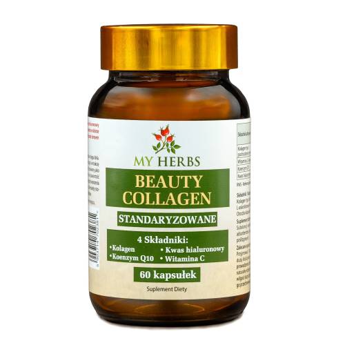 Beauty Collagen - 4 Standaryzowane Składniki, 60 Kapsułek - My Herbs