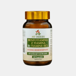 Benfotiamina z Tiaminą B1 - Wsparcie dla Układu Nerwowego i Metabolizmu - 120 kaps. Bio Herbs