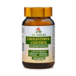 Cholesterol Control - Sylimaryna, Ostropest, Berberyna, Cynaryna, Kozieradka - My Herbs 80 kaps.