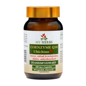 Coenzym Q10 Ubichinon 200 mg Standaryzowany - My Herbs, 90 kaps. olejowych