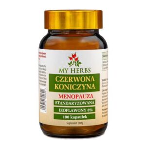 Czerwona Koniczyna Standaryzowana na 8% Izoflawonów - My Herbs, 100 kaps.