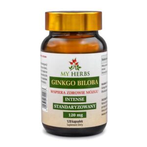 Ginkgo Biloba - Miłorząb Japoński 120mg - Bio Herbs 120 kaps.