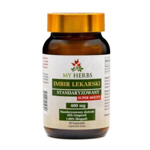 Ekstrakt z Imbiru 400 mg w kapsułkach - Bio Herbs 80 kaps.