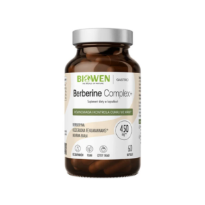 Berberyna Complex+ Biowen 60 kapsułek - wsparcie metabolizmu glukozy i lipidów