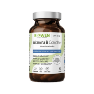 Witamina B Complex+ Biowen 90 kapsułek - dla wsparcia układu nerwowego i witalności