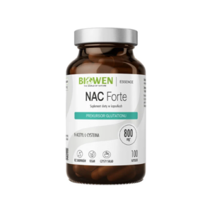 NAC Forte Biowen - 100 kapsułek - 800 mg N-acetylo-L-cysteiny w wegańskiej otoczce
