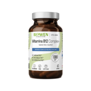 Witamina B12 Complex+ Biowen - 60 kapsułek z MecobalActive®, HydroksyActive® i AdenoActive®