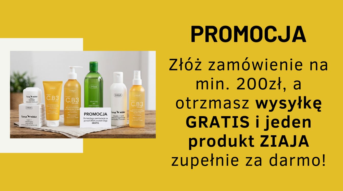 Promocja na produkty Ziaja