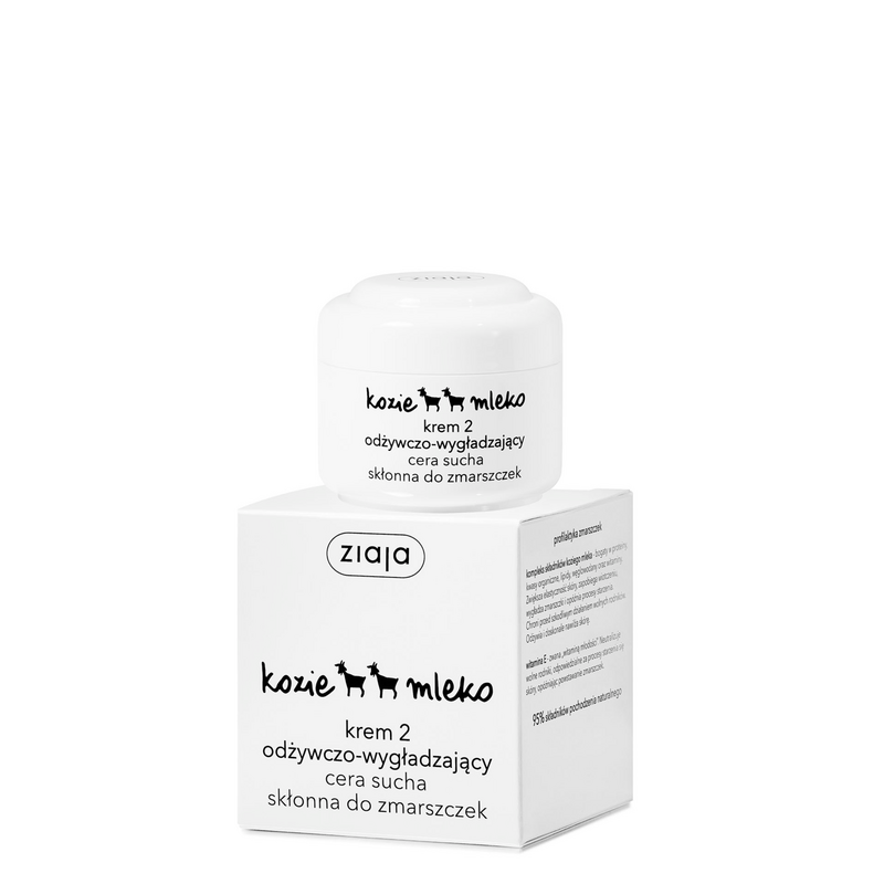 Krem odżywczy wygładzający z koziego mleka - Ziaja 50ml