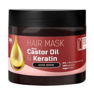 Bio Naturell Maska do włosów Black Castor Oil & Keratin 295 ml