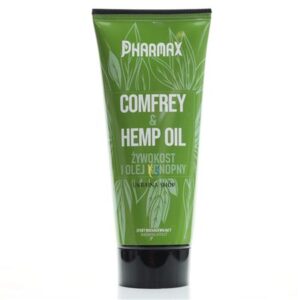 Krem Żywokost i Olej Konopny - Comfrey & Hemp Oil 200 ml - PHARMAX