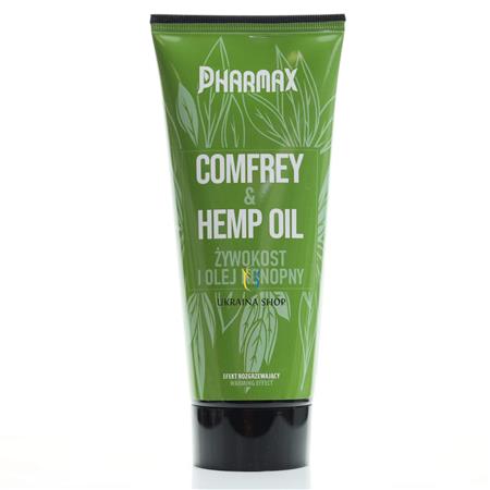 Krem Żywokost i Olej Konopny - Comfrey & Hemp Oil 200 ml - PHARMAX